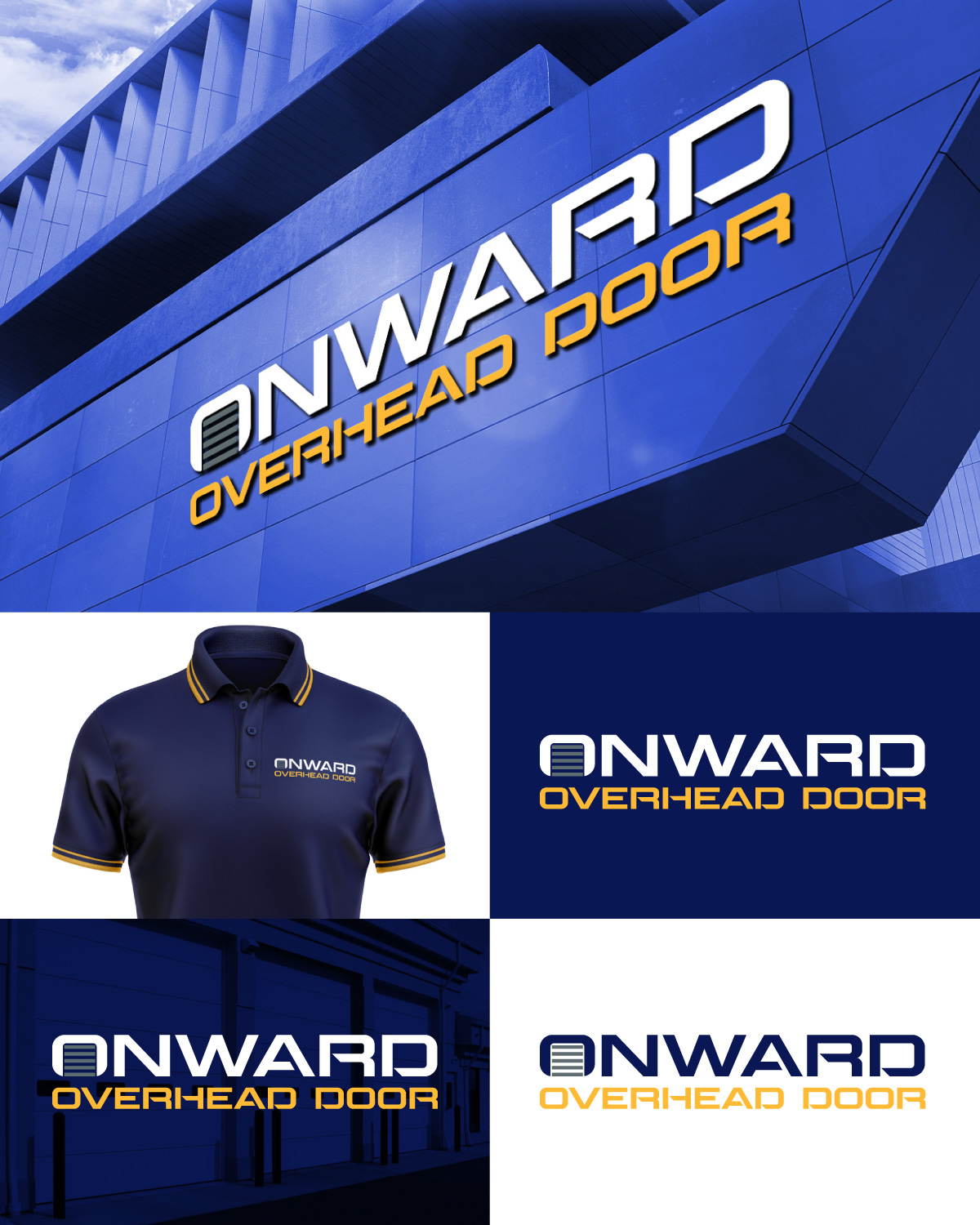 Logo Design by Sergio Coelho for Onward Overhead Door | Design #26841154