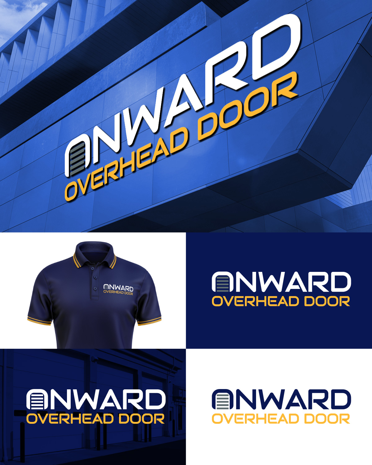 Logo Design by Sergio Coelho for Onward Overhead Door | Design #26841194