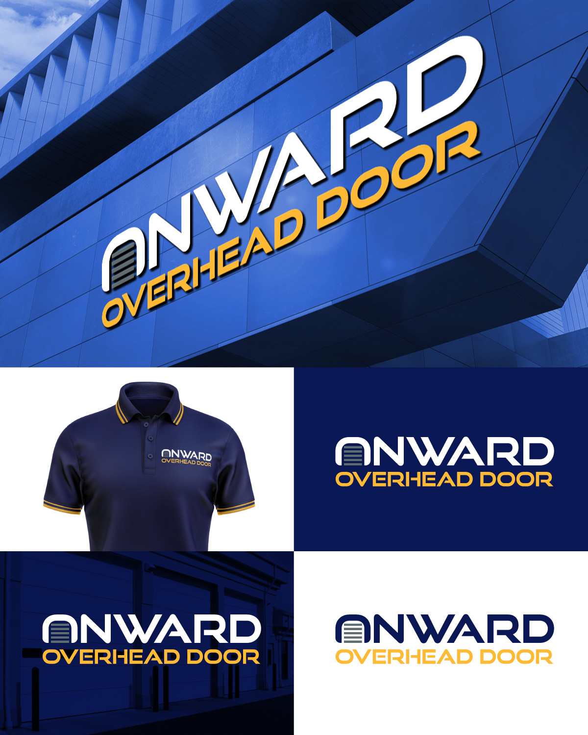 Logo Design by Sergio Coelho for Onward Overhead Door | Design #26841217