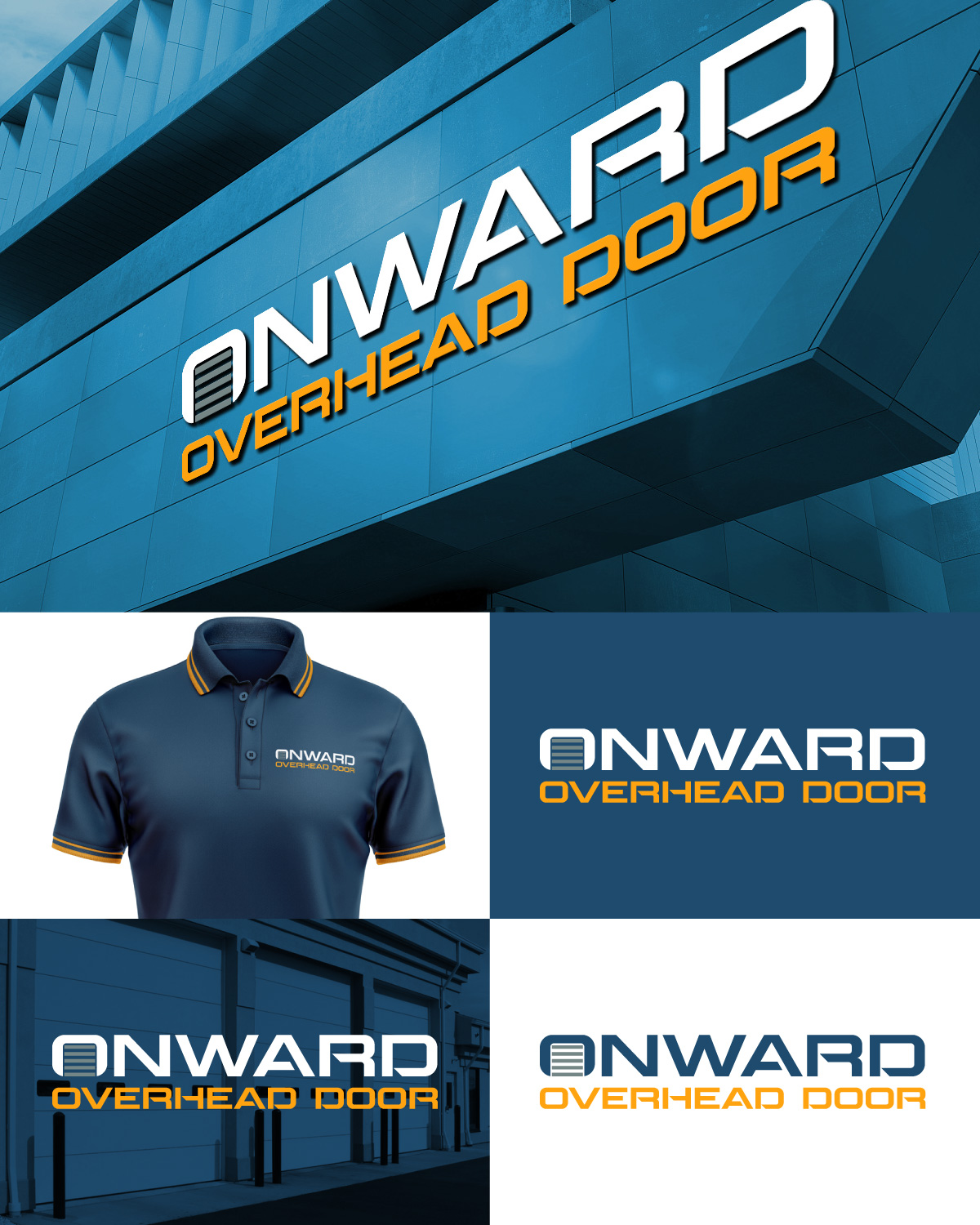 Logo Design by Sergio Coelho for Onward Overhead Door | Design #26845854