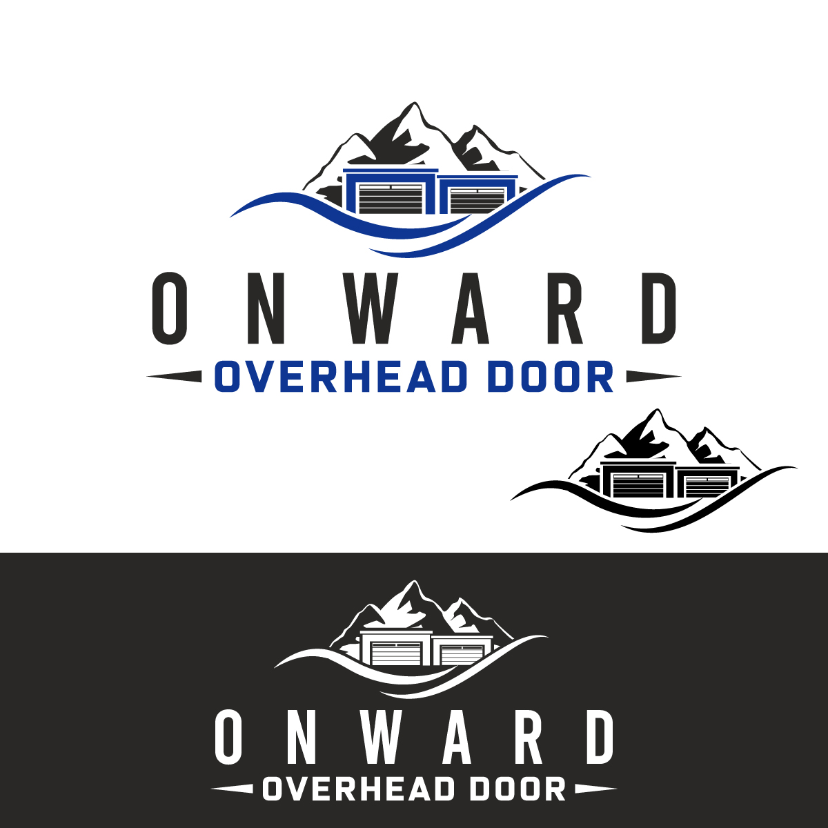 Logo Design by fly  design for Onward Overhead Door | Design #26813467