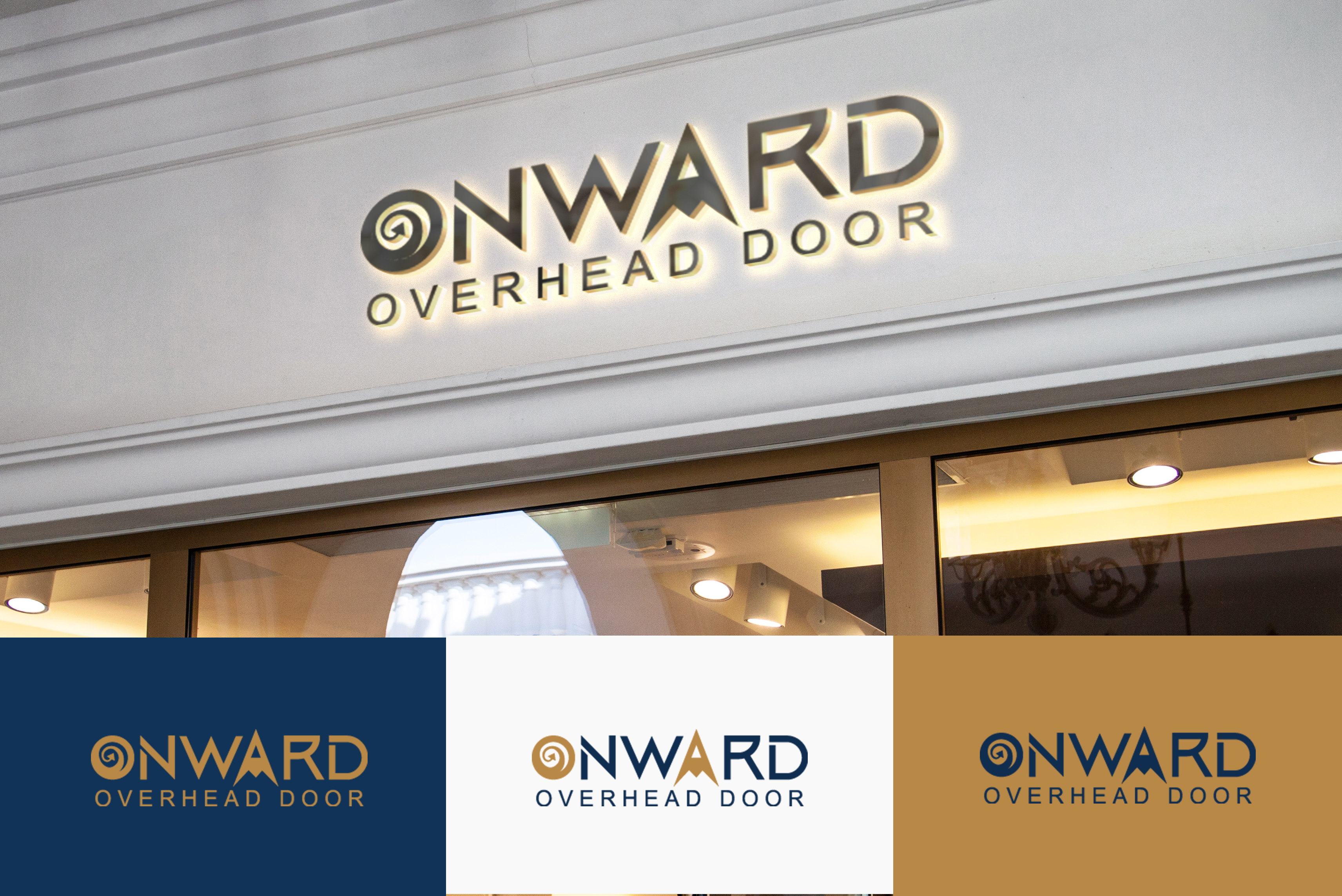 Logo Design by syra1233 for Onward Overhead Door | Design #26814710