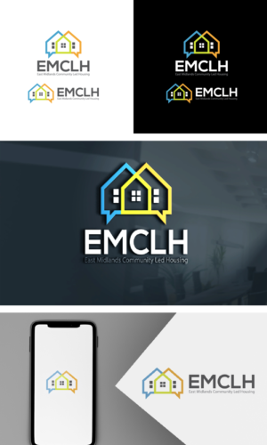 East Midlands Community Led Housing | Logo Design by sangeloenriquez