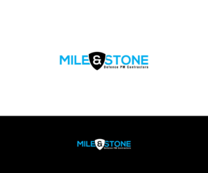 'Mile & Stone' tagline 'Defence PM Contractors' | Logo Design by Ochieng