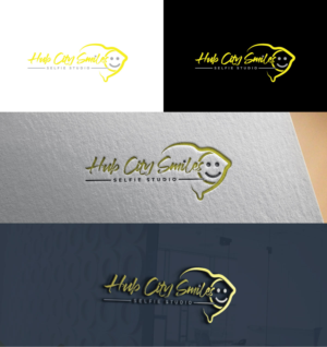 Hub City Smiles Selfie Studio | Logo Design by uitaki