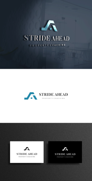 Logo and Business Card Design by Omee for Stride Ahead Property Coaching | Design: #26898020
