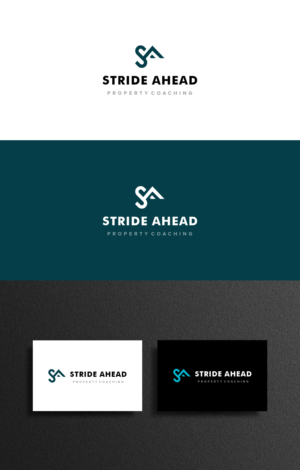 Stride Ahead Property Coaching | Logo and Business Card Design by Omee
