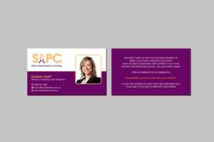 Logo and Business Card Design by Creations Box 2015 for Stride Ahead Property Coaching | Design: #26822138