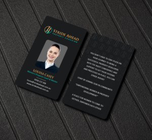 Logo and Business Card Design by Creations Box 2015 for Stride Ahead Property Coaching | Design: #26824576