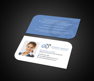 Logo and Business Card Design by Creations Box 2015 for Stride Ahead Property Coaching | Design: #26831428