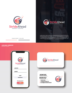 Logo and Business Card Design by OviBanik for Stride Ahead Property Coaching | Design: #27053841