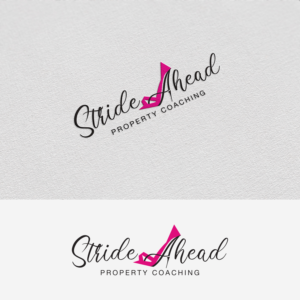 Stride Ahead Property Coaching | Logo and Business Card Design by u2square