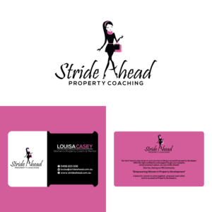 Stride Ahead Property Coaching | Logo and Business Card Design by Cah RE 2