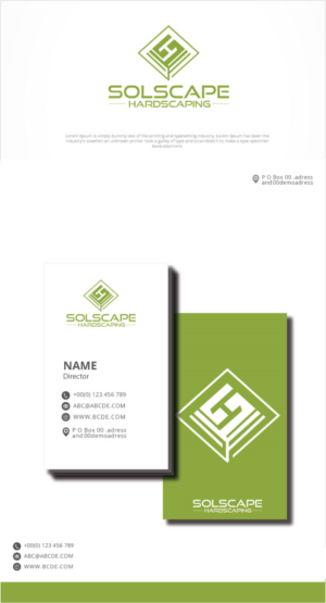 "Solscape hardscaping" | Logo Design by graphicevolution
