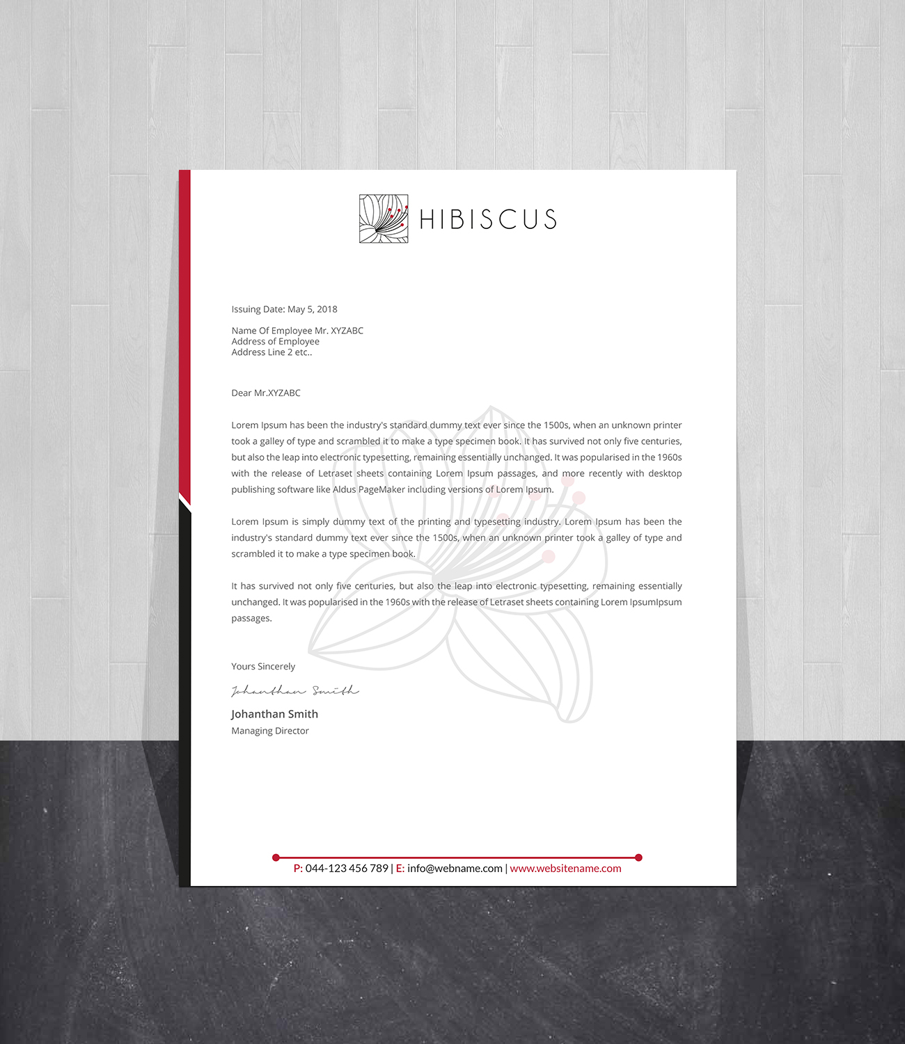 Letterhead Design by Creations Box 2015 for this project | Design #26819984
