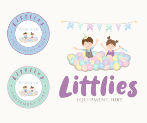 Littlies Equipment Hire | Diseño de Logo por m_designs
