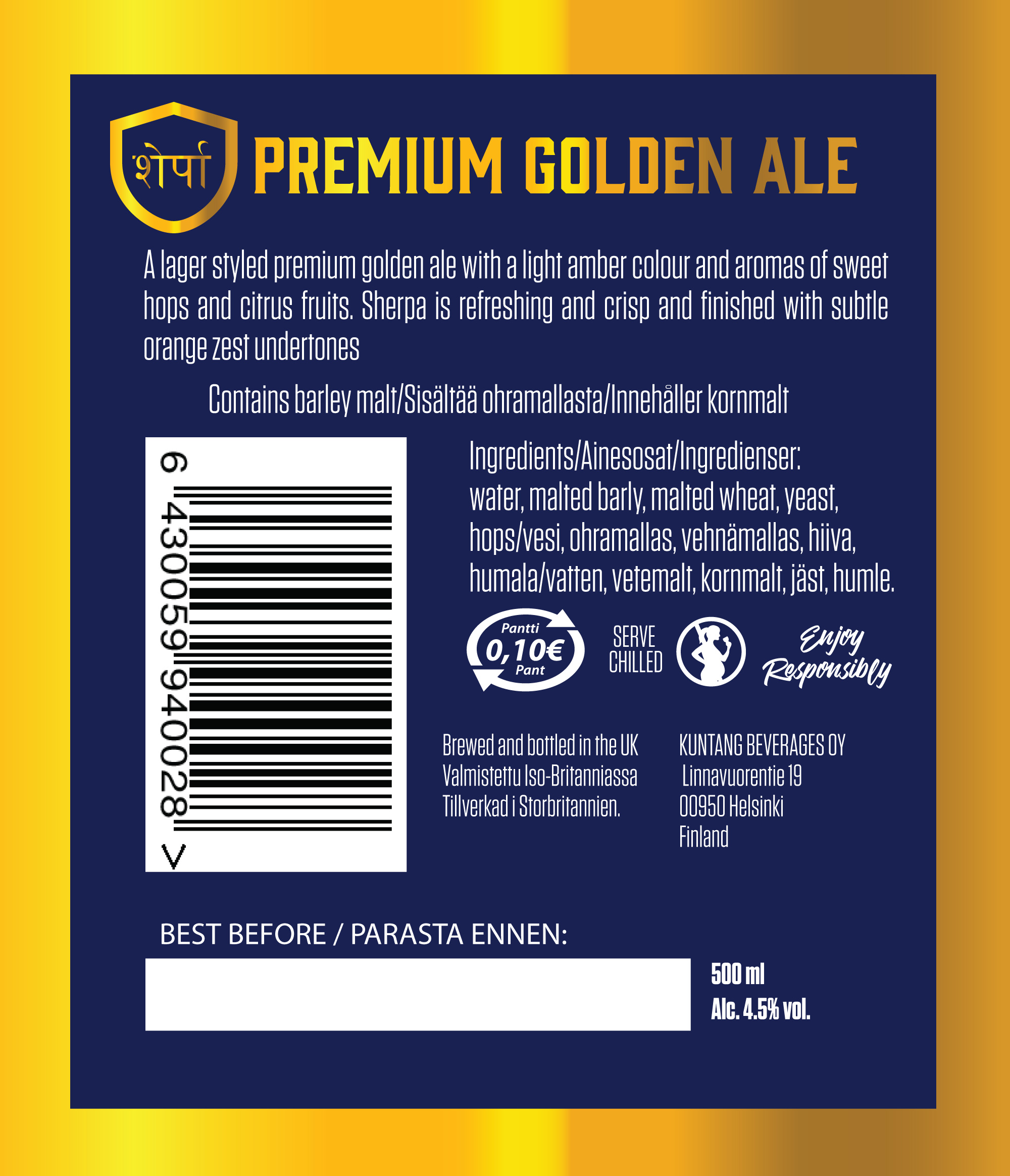Label Design by Sergio Coelho for Suvida Foods Oy | Design #26858663