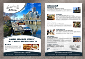 WALKING FOOD TOURISM BUSINESS.   REQUEST FOR DIGITAL BROCHURE | Design de Brochure par GraphicsGuru
