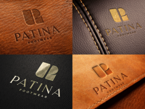 Patina or Patina Boots or Patina Footwear | Logo Design by HyperX