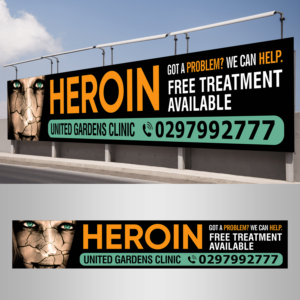 United Gardens addiction treatment Billboard | Werbetafel-Design von Designers Hub