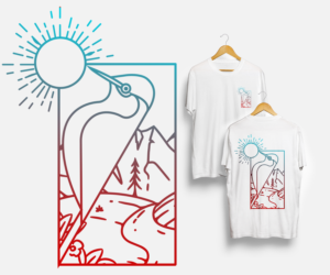 Road Trippin Industry Campervans UK Business Needs A T Shirt Design | T-shirt Design by Gasyary