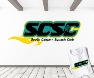South Calgary Squash Club  or SCSC | Logo-Design von TRHZ
