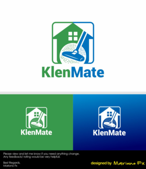klenmate, KlenMate | Logo Design by Mariono Fx