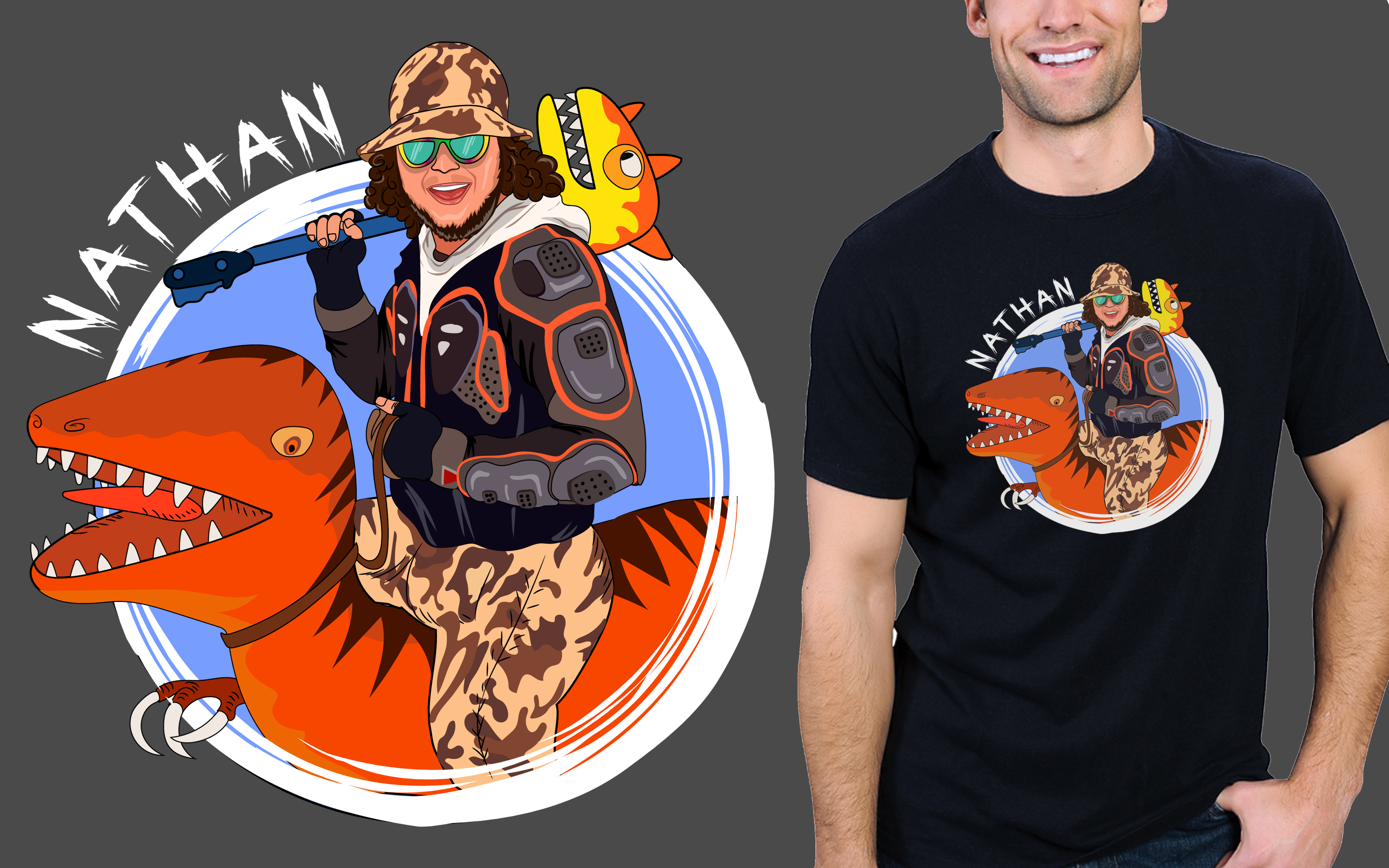 T-shirt Design by Manhkokoro for Aaron Esser Films Corporation | Design #26833997