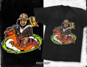 Cartoon Character T-shirt Design! | Diseño de Camiseta por Fatboy Graphic
