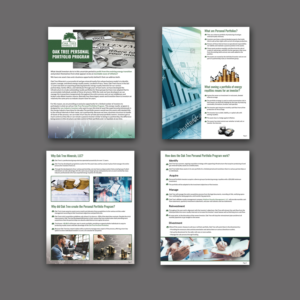 Energy Royalty Personal Portfolio Program | Flyer Design by aspiremedia