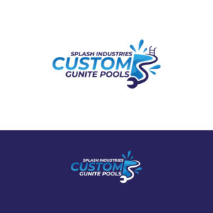 Splash industries       custom gunite pools | Logo Design by Graphic Bricks