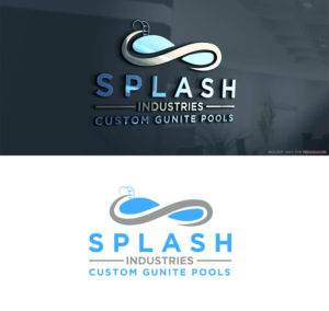 Splash industries       custom gunite pools | Logo Design by Mono.co