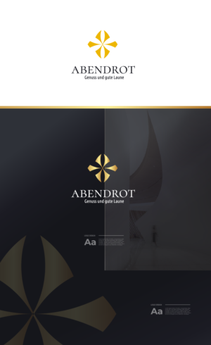 Abendrot -Genuss und gute Laune | Logo Design by Ng V Duc