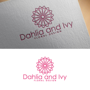 Dahlia and Ivy Floral Design | Logo Design by Graphic Bricks
