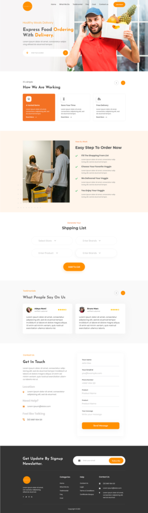 Web Design by prabir 3 for this project | Design #26846206