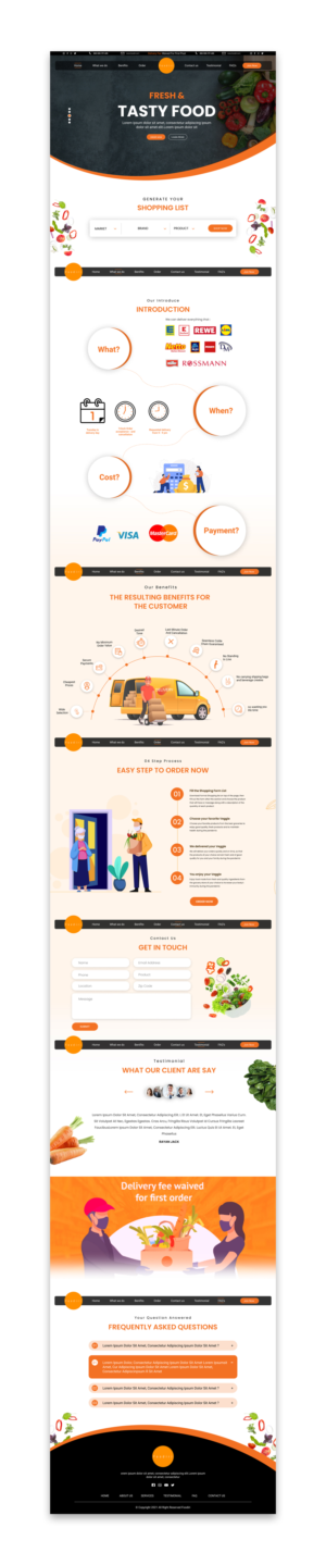 Diseño Web por Adeel Rahman para este proyecto | Diseño: #26849394