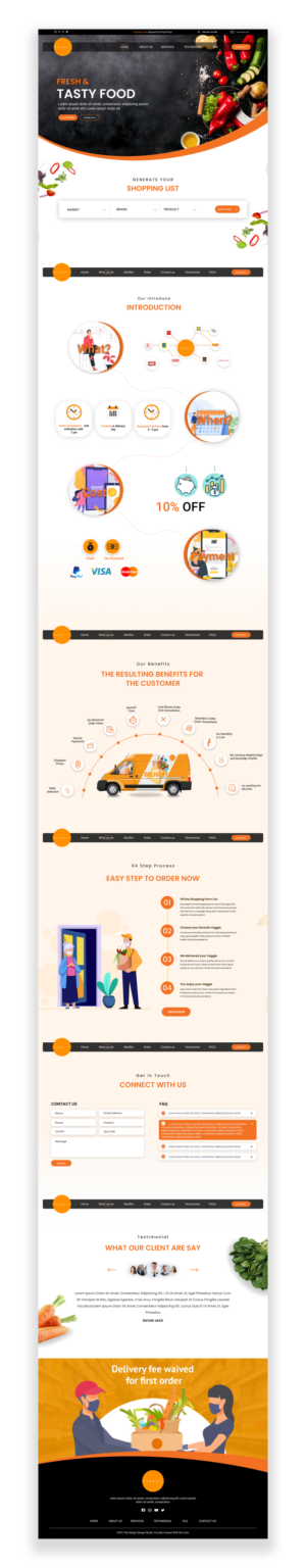 Diseño Web por Adeel Rahman para este proyecto | Diseño: #26880899