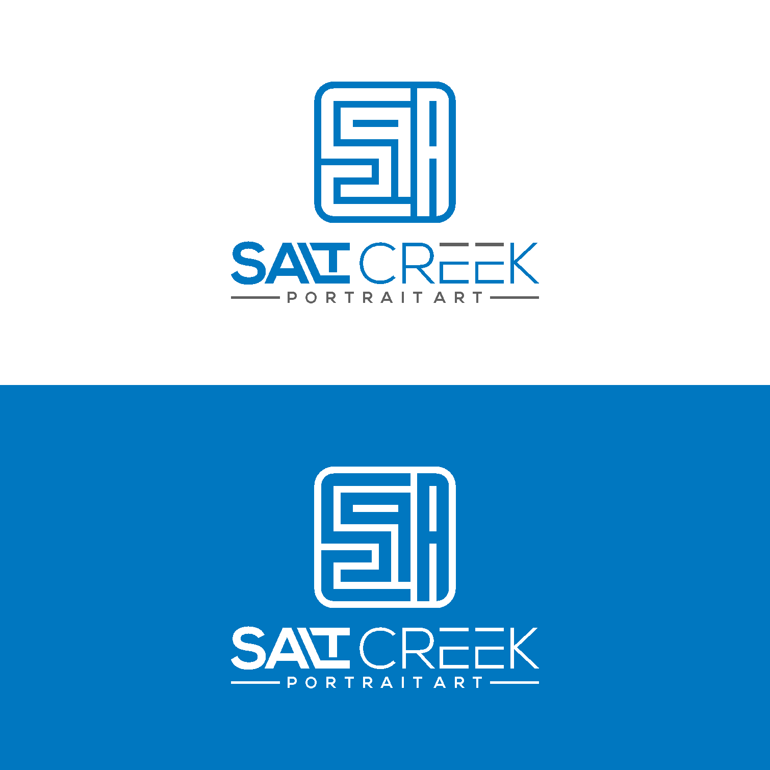 Logo Design by zilong graphic for Salt Creek Portrait Art | Design #26826123