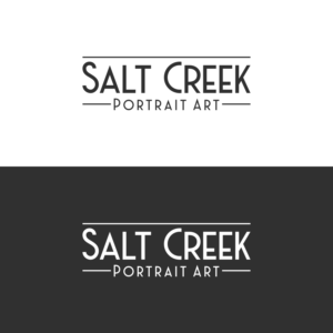 Logo Design by I Design12 for Salt Creek Portrait Art | Design: #26838322