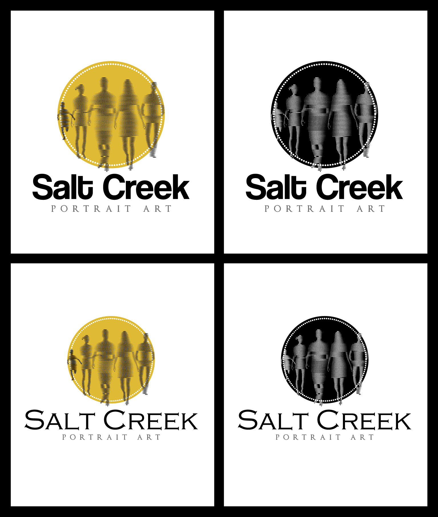 Logo Design by Fierro for Salt Creek Portrait Art | Design #26858962
