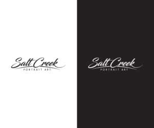 Salt Creek Portrait Art | Logo Design by ACK Design