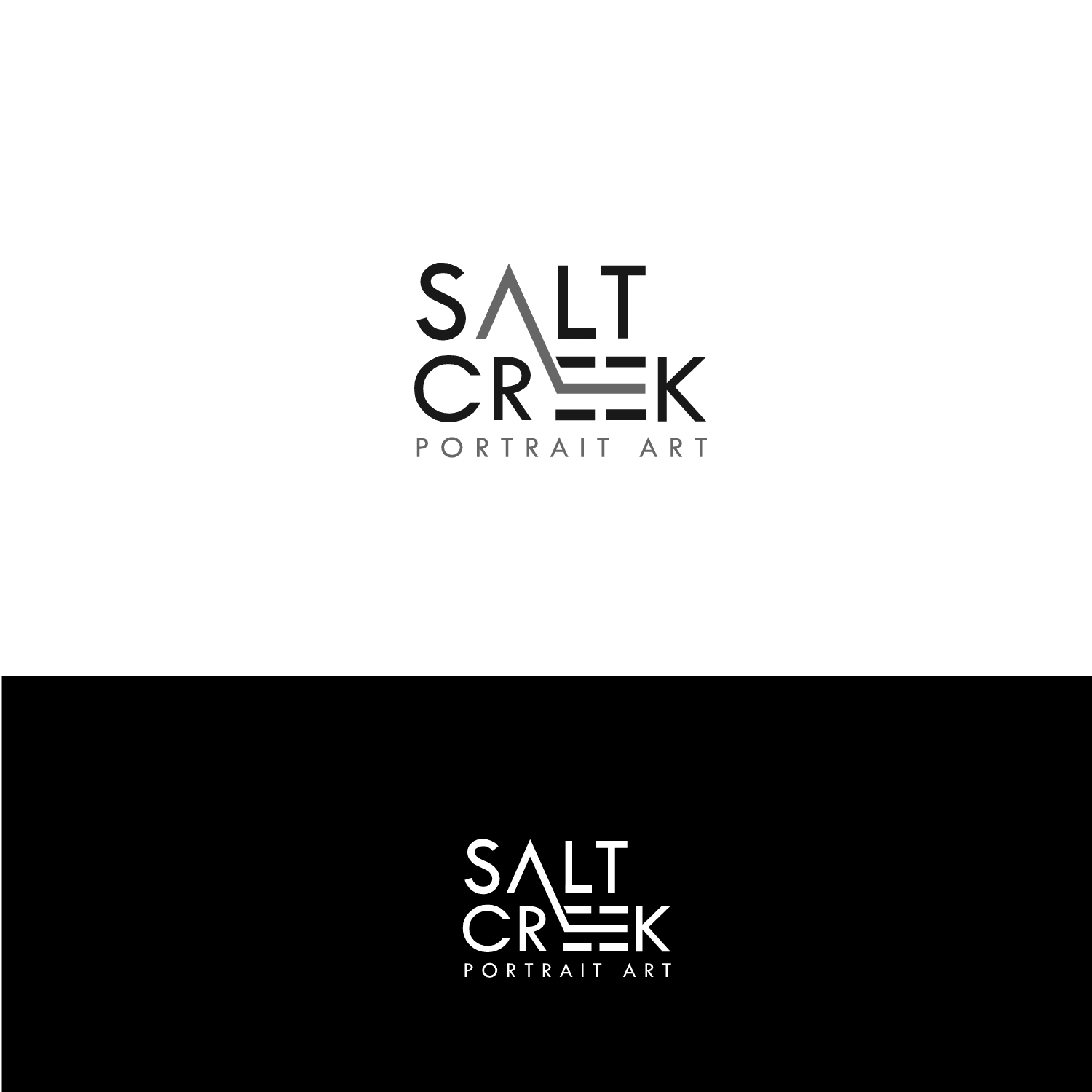 Logo Design by S.N.Y™-01 for Salt Creek Portrait Art | Design #26829541