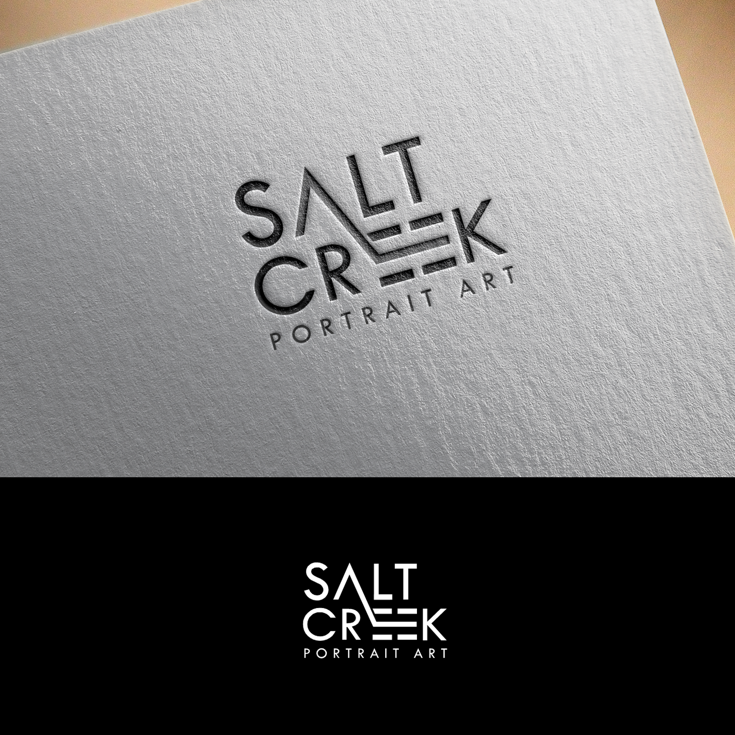 Logo Design by S.N.Y™-01 for Salt Creek Portrait Art | Design #26854274