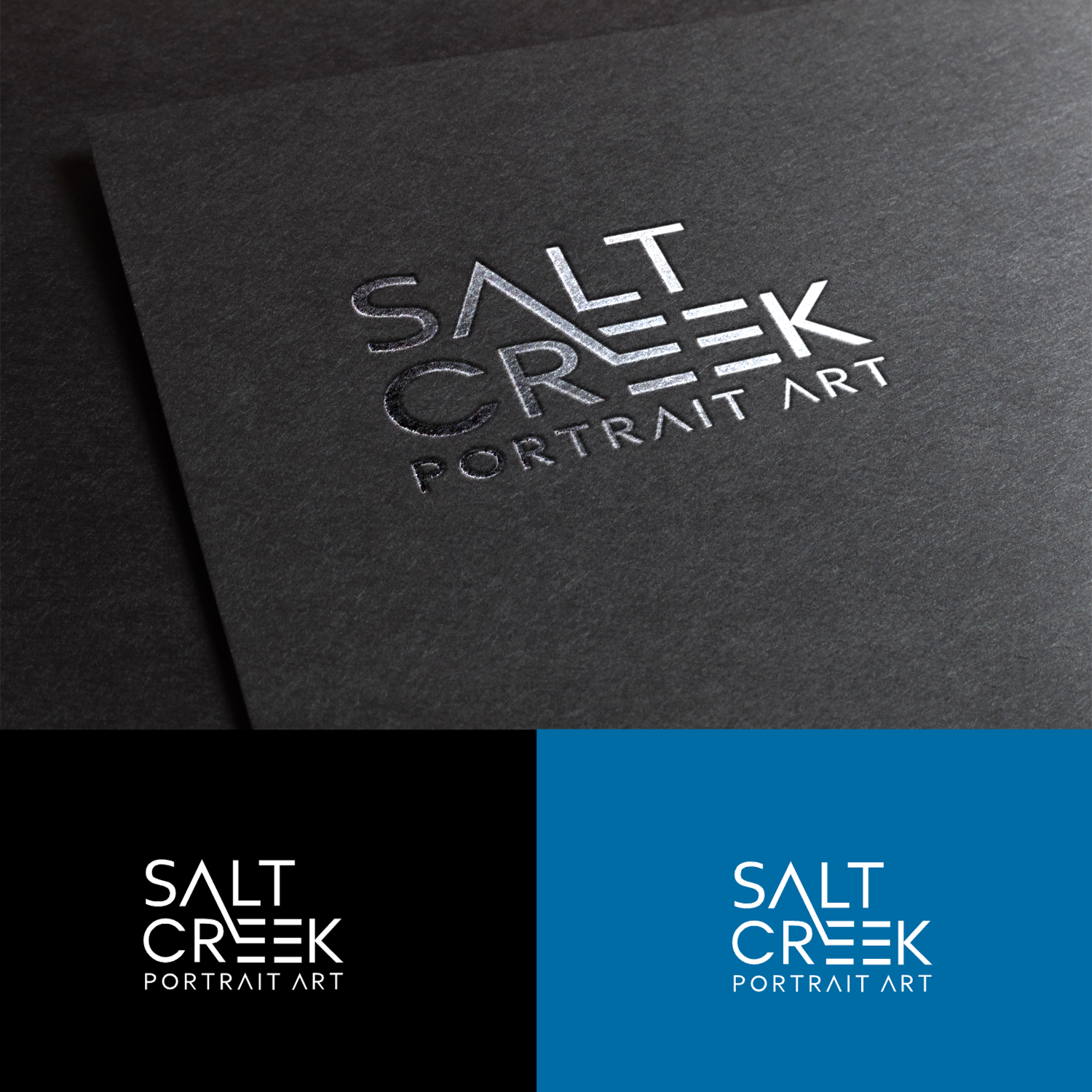 Logo Design by S.N.Y™-01 for Salt Creek Portrait Art | Design #26854437