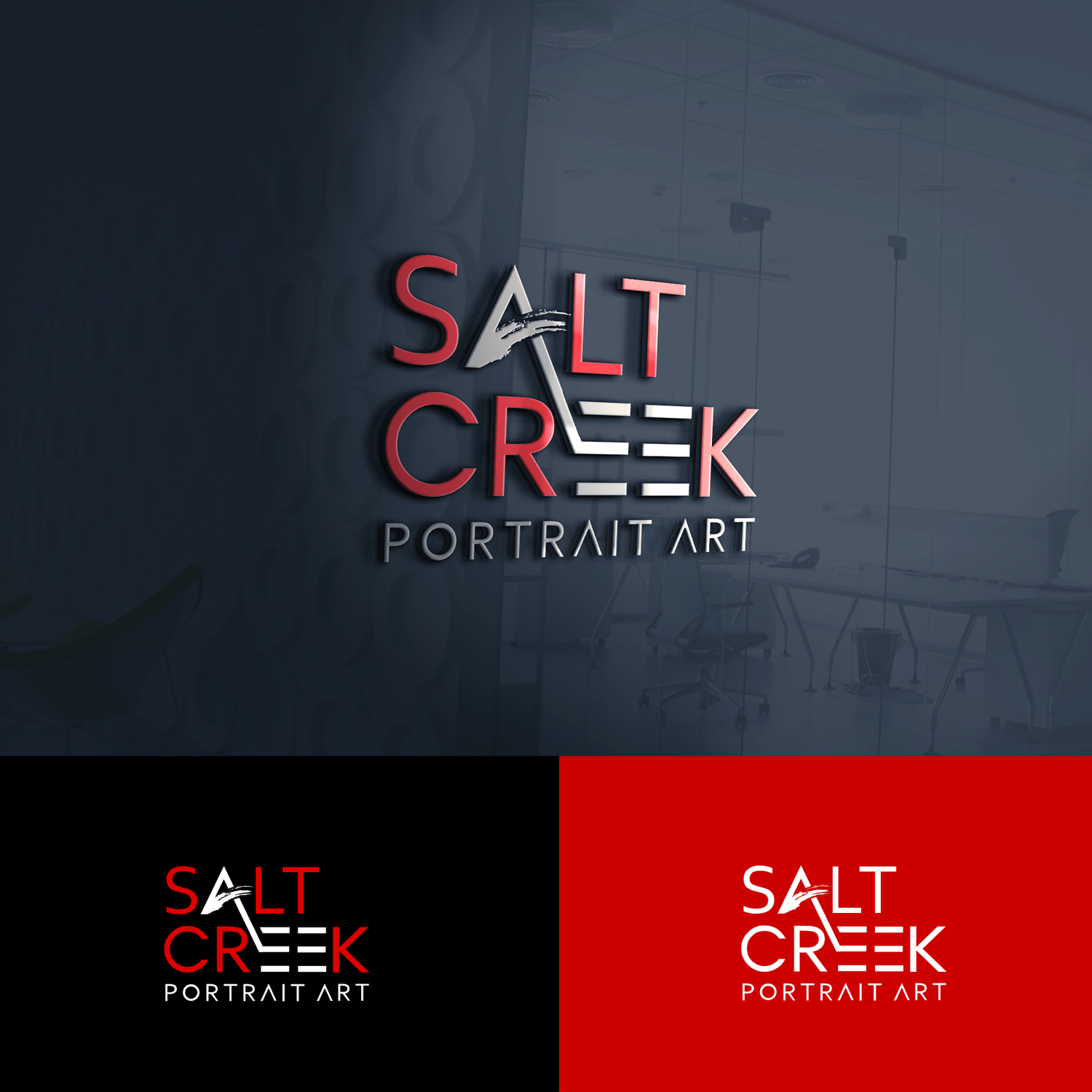 Design de Logo par S.N.Y™-01 pour Salt Creek Portrait Art | Design : #26863814