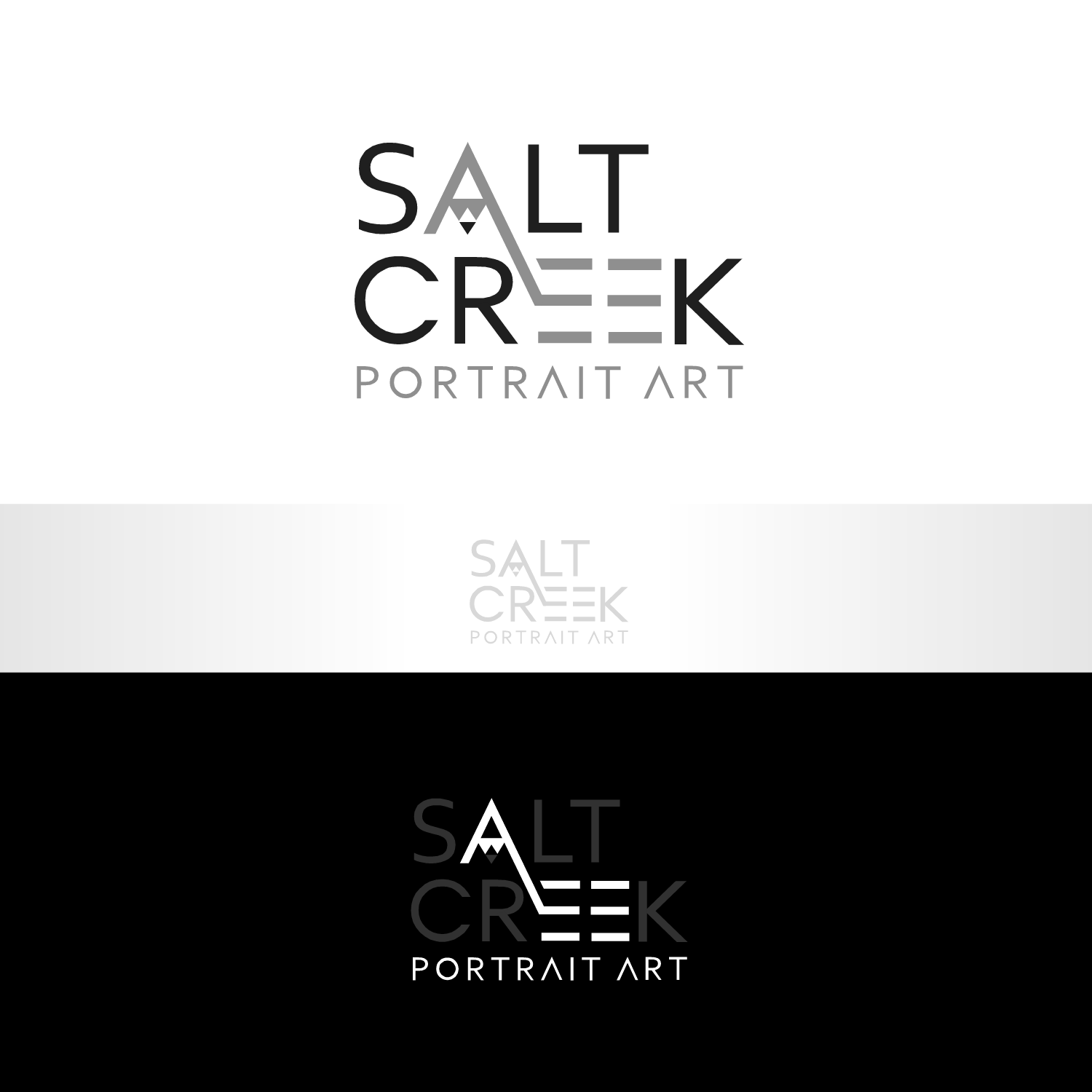 Logo Design by S.N.Y™-01 for Salt Creek Portrait Art | Design #26863990