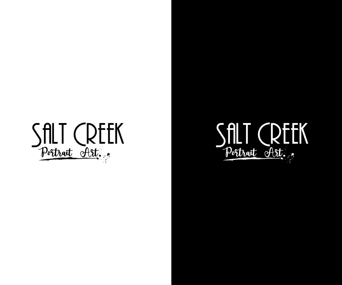 Logo Design by hjyoo for Salt Creek Portrait Art | Design #26835352