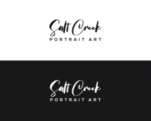 Logo Design by MAWBM for Salt Creek Portrait Art | Design: #26851713