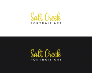 Logo Design by MAWBM for Salt Creek Portrait Art | Design: #26851798