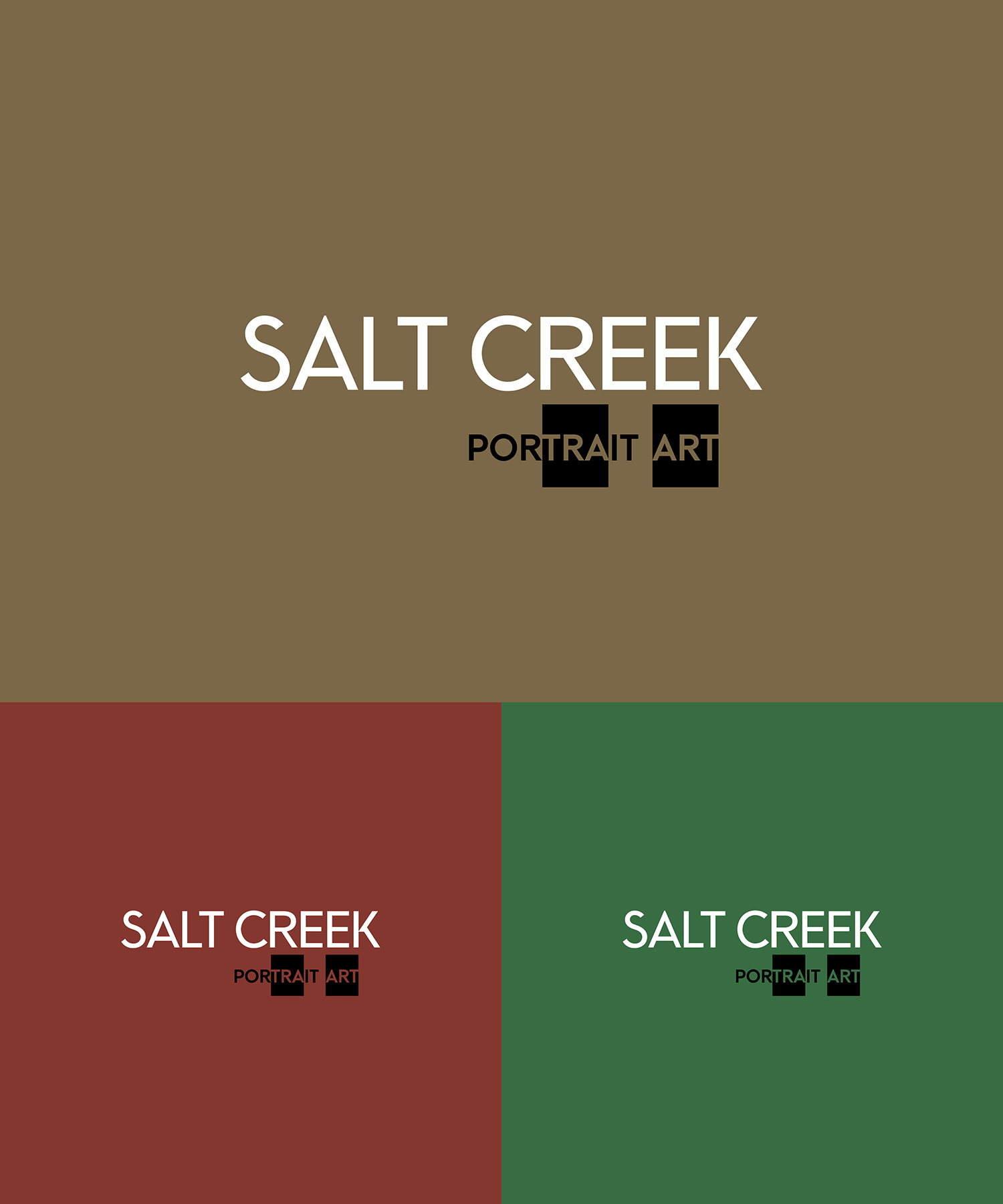 Logo Design by Namita for Salt Creek Portrait Art | Design #26833094